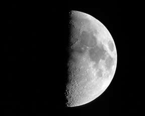 Lunar phases such as the quarter moon are based on the waxing and waning of the moon.